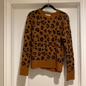 Leopard print sweater